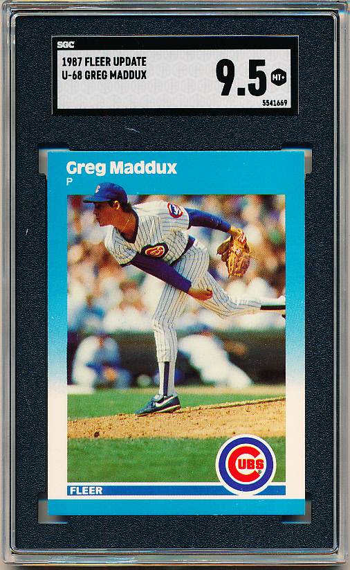 Lot Detail Fleer Baseball Update U Greg Maddux Cubs Sgc