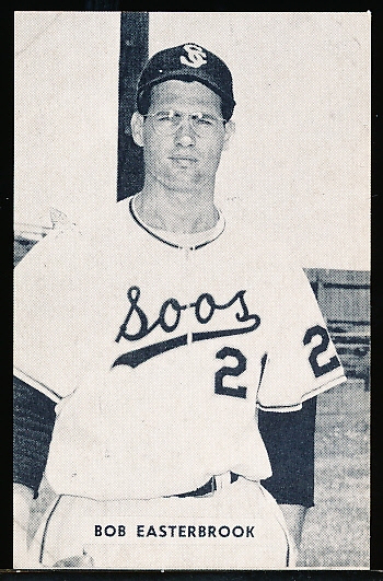 1952 Globe Printing Sioux City Soos MiLB #NNO Bob Easterbrook