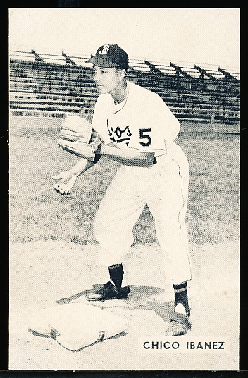 1952 Globe Printing Sioux City Soos MiLB #NNO Chico Ibanez