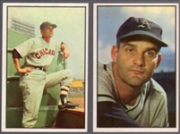 1953 Bowman Color Baseball- 2 Diff