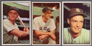 1953 Bowman Color Baseball- 3 Diff