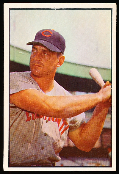 1953 Bowman Color Baseball- #62 Ted Kluszewski, Reds