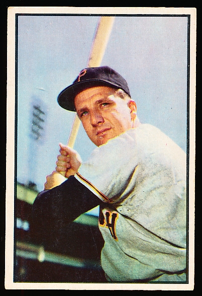 1953 Bowman Color Baseball- #80 Ralph Kiner, Pirates