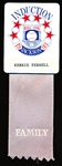 1993 Hall of Fame Induction Badge with “Family” Ribbon- “Kerrie Ferrell”- Daughter of Rick Ferrell