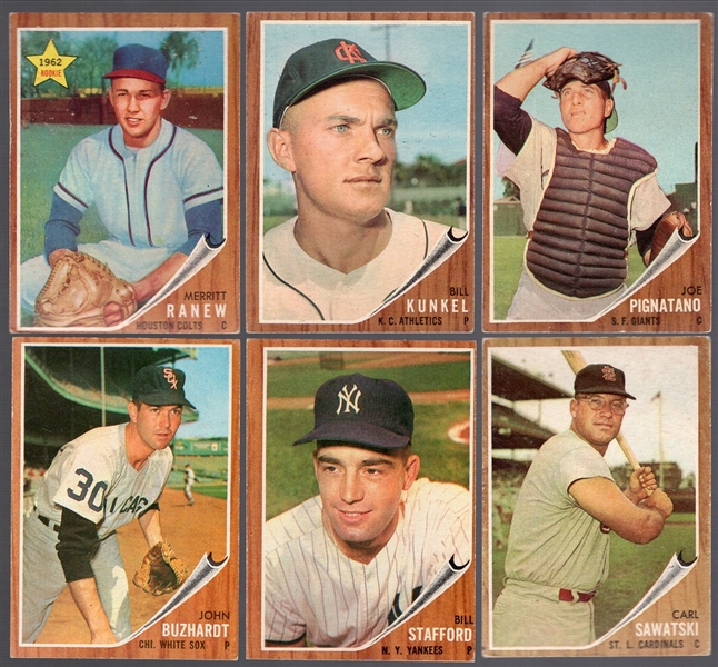 1962 Topps Bb- 12 Cards