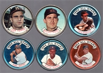 1964 Topps Bb Coins- 6 Diff