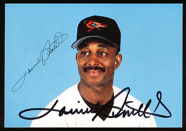 Lot Detail Autographed 1990s Baltimore Orioles MLB 3 ½ x 5 Team