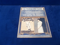 1910’s Baseball Sheet Music- “The Marquard Glide”- Featuring Photos of Rube Marquard and Blossom Seeley on Cover