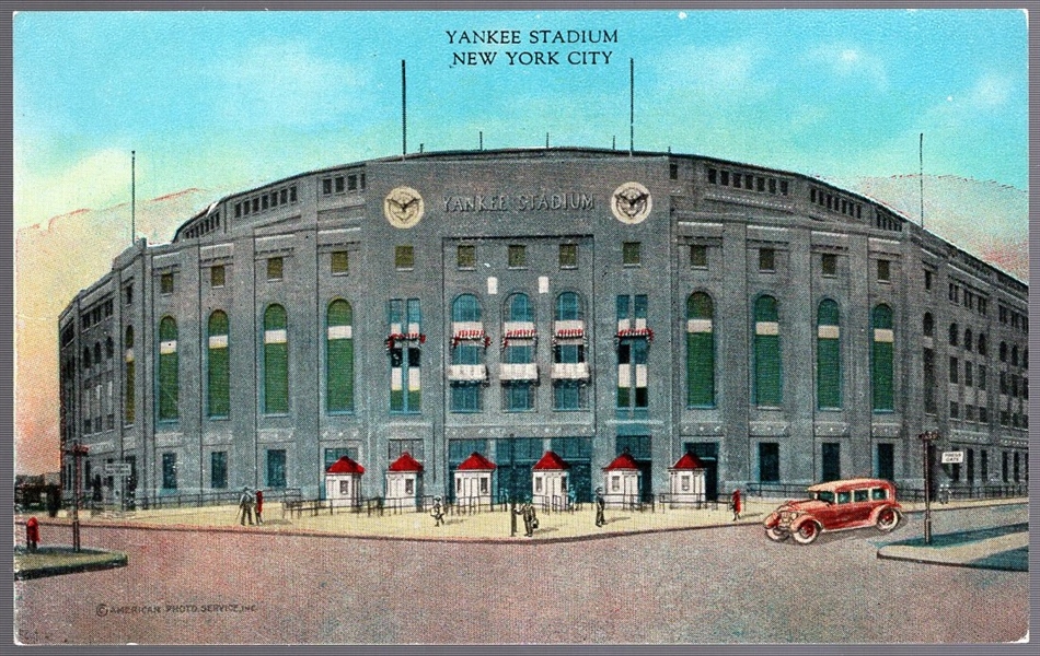 Pre-Linen MLB Postcard- Yankee Stadium New York City #16