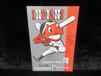 August 1948 New York Yankees @ Cleveland Indians MLB Program/ Score Book