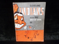 1952 Cleveland Indians MLB Sketch Book