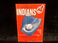 1955 Chicago White Sox @ Cleveland Indians MLB Progran/ Score Card