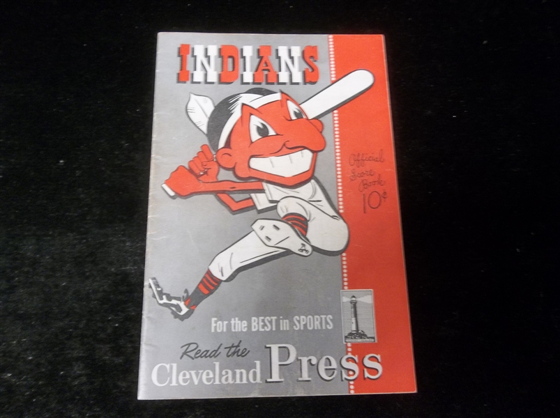 1948 New York Yankees @ Cleveland Indians Official Score Book