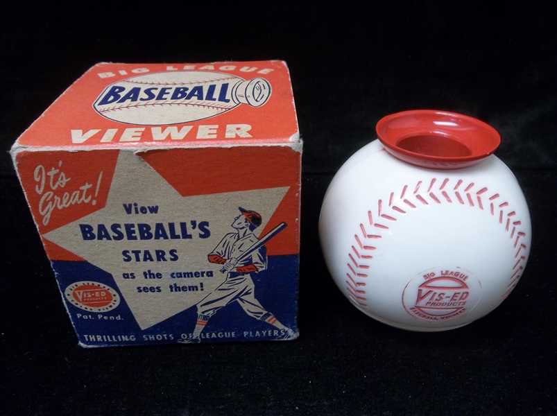 1949 Vis-Ed Baseball Slides Viewer in Original Box