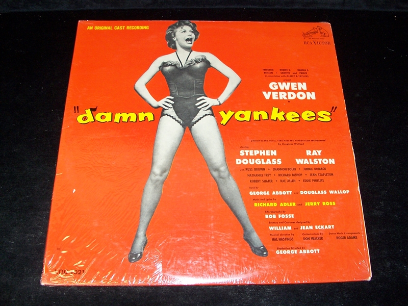 1955 RCA Damn Yankees 33-1/3 RPM Full Length Original Cast Recording