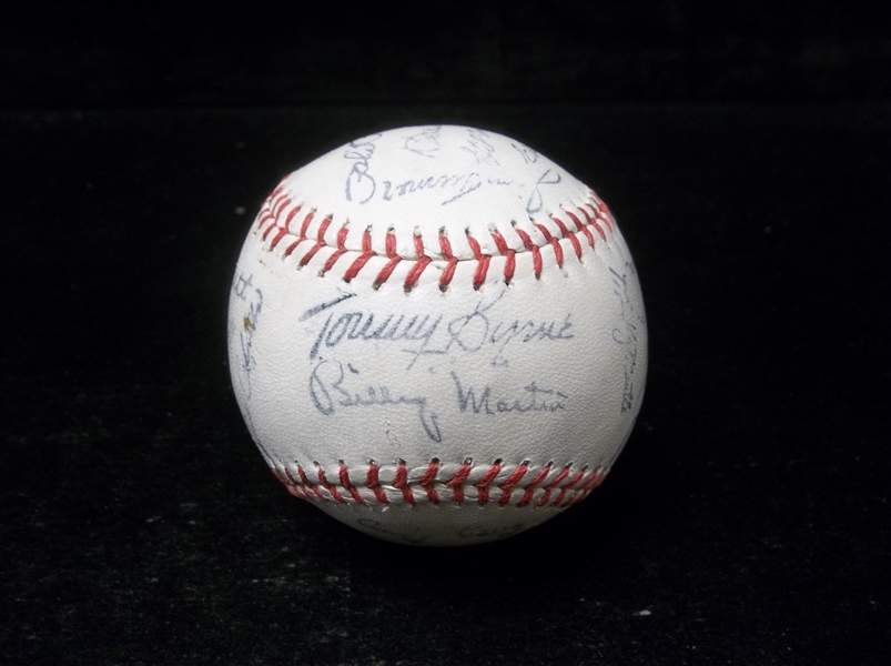 1956 New York Yankees MLB Souvenir Facsimile Autographed Baseball