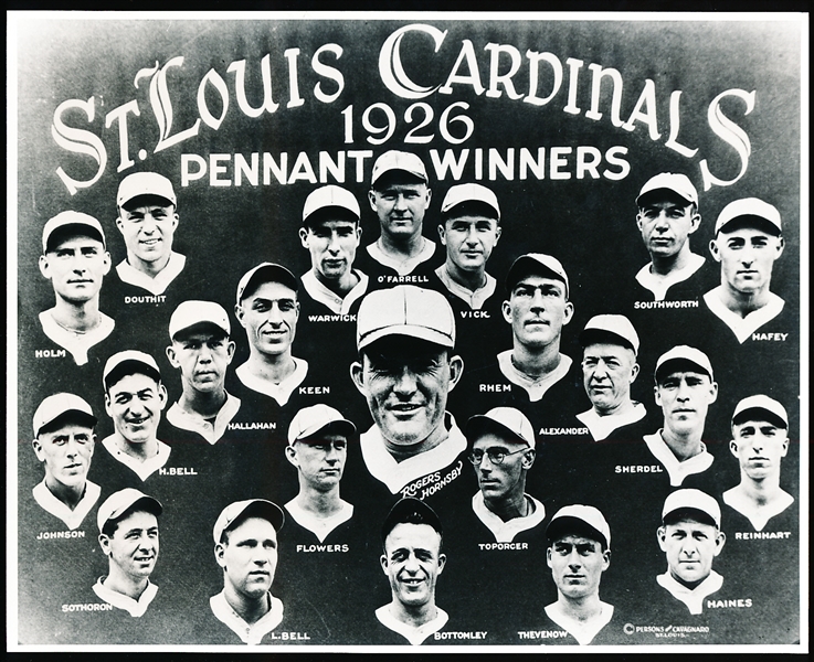 1960’s? 1926 St. Louis Cardinals MLB Team Picture