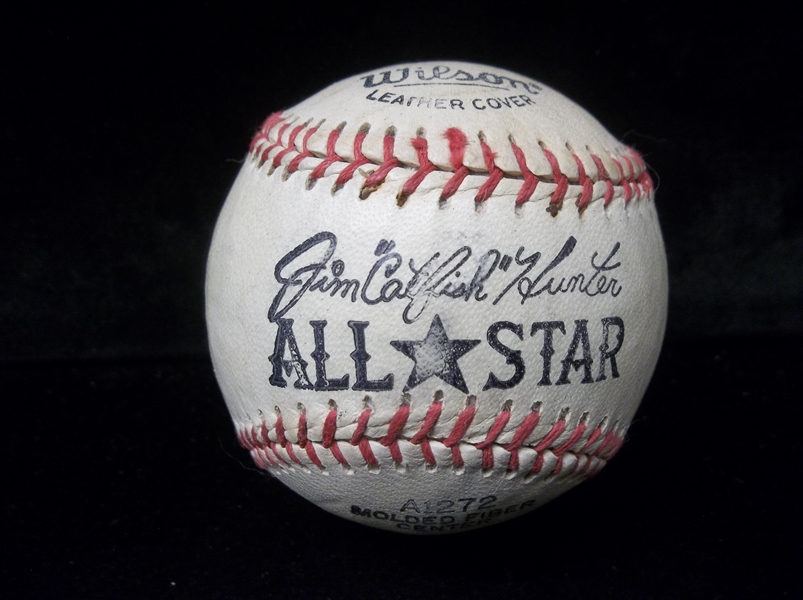 1960’s-70’s Wilson Jim “Catfish” Hunter All-Star Baseball