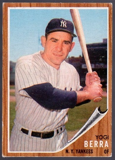 1962 Topps Baseball- #360 Yogi Berra, Yankees