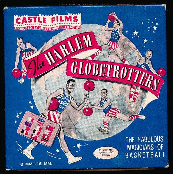 Late 60’s-Early 70’s? Castle Films “The Harlem Globetrotters” 8mm Film