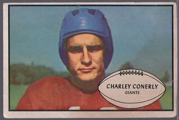 1953 Bowman Football- #20 Charles Conerly, Giants