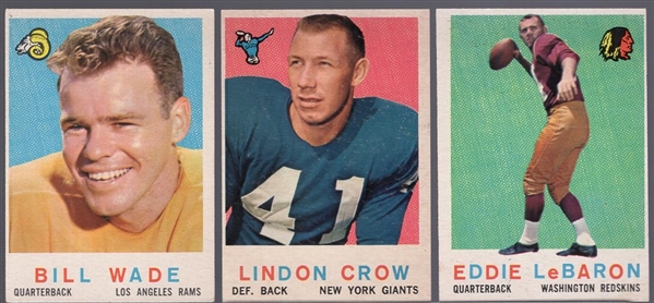 1959 Topps Football- 15 Diff