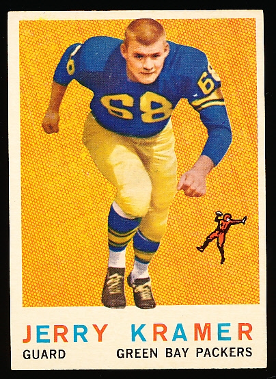 1959 Topps Football- #116 Jerry Kramer, Packers