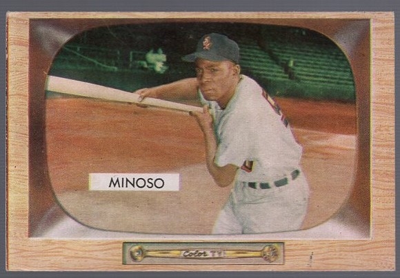 1955 Bowman Bb- #25 Minnie Minoso, White Sox