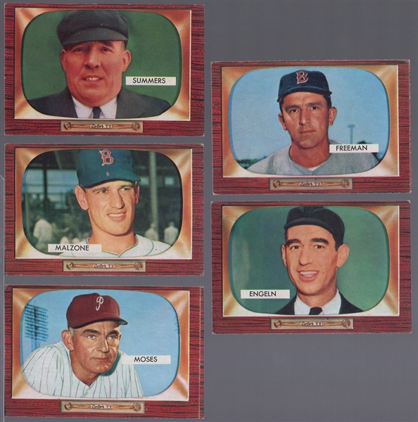 1955 Bowman Bb- 5 Diff Hi#’s