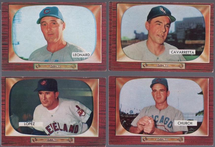 1955 Bowman Bb- 4 Diff Hi#’s