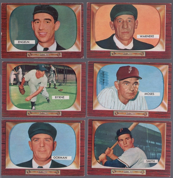 1955 Bowman Bb- 6 Diff Hi#’s