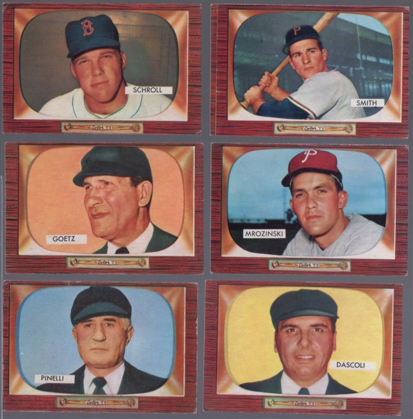 1955 Bowman Bb- 6 Diff Hi#’s