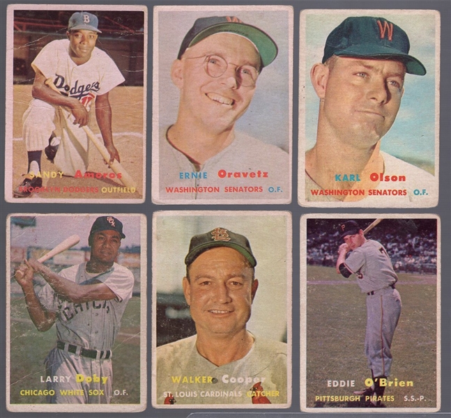 1957 Topps Bb- 12 Diff