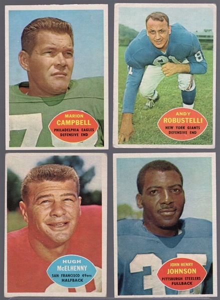 1960 Topps Fb- 8 Diff