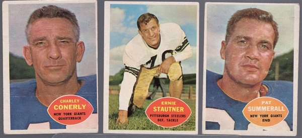 1960 Topps Fb- 55 Asst