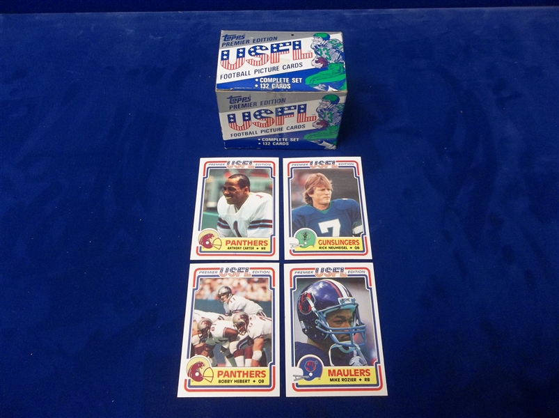 1984 Topps USFL Football- 125 Diff