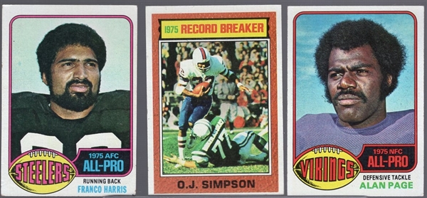 1976 Topps Ftbl.- 100 Diff. Cards 