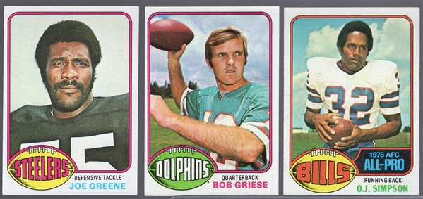 1976 Topps Ftbl.- 100 Diff. Cards