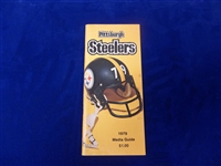 1979 Pittsburgh Steelers NFL Media Guide