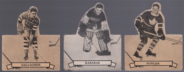 1936-37 O-Pee-Chee Hockey- Series D- 3 Cards