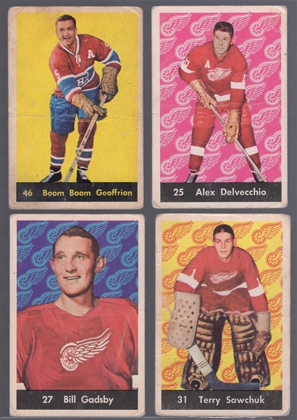 1961-62 Parkhurst Hockey- 4 Stars