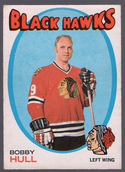 1971-72 O-Pee-Chee Hockey- #50 Bobby Hull, Black Hawks