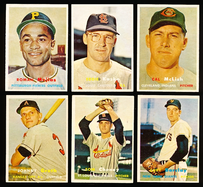 1957 Topps Bb- 6 Diff