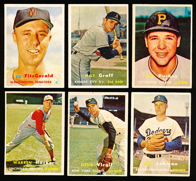 1957 Topps Bb- 6 Diff