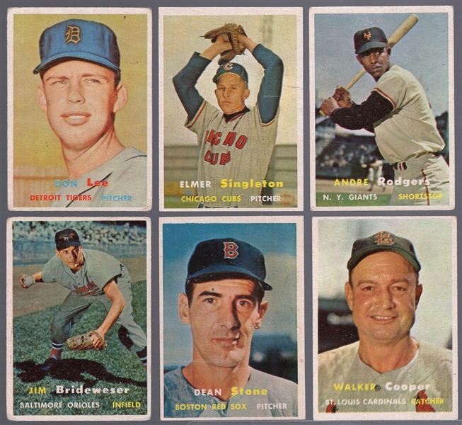 1957 Topps Bb- 6 Diff