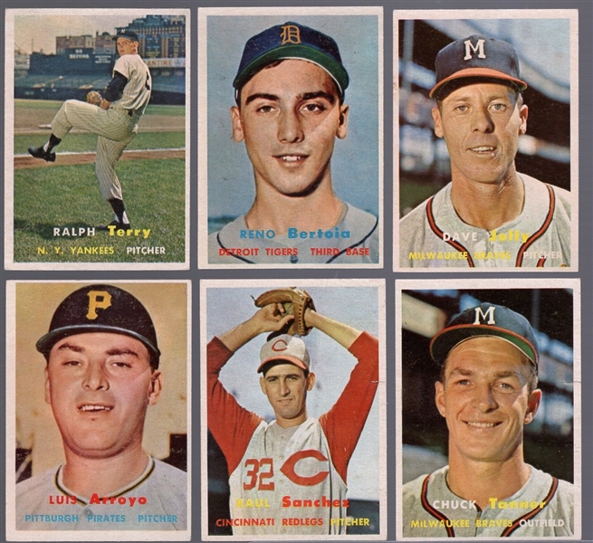 1957 Topps Bb- 6 Diff