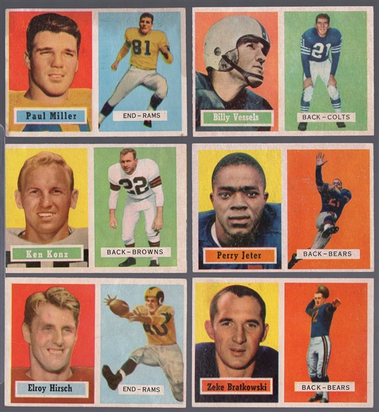 1957 Topps Fb- 6 Diff