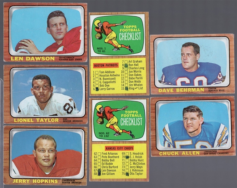 1966 Topps Fb- 7 Diff