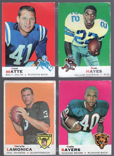 1969 Topps Football- 50 Diff