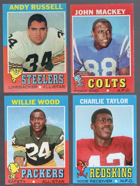 1971 Topps Football- 60 Asst